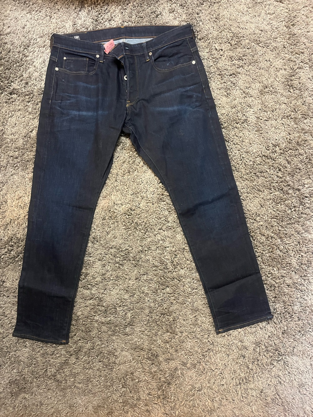 G-Star Raw Dark Indigo Slim Straight Jeans